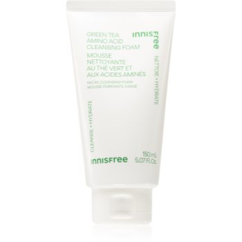 innisfree Green Tea Amino Acid Cleansing Foam demachiant spumant delicat cu efect de hidratare - imagine 2